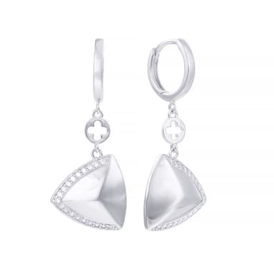 Серьги Elemenet 47 из серебра 925 с фианитом